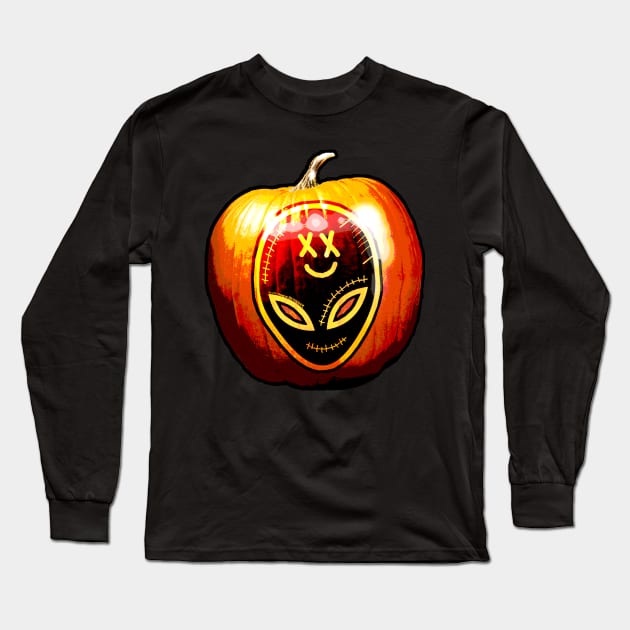 W3IRD GVNG "PUMPKIN" Long Sleeve T-Shirt by KVLI3N